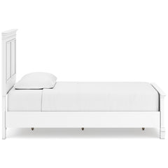 Fortman White Twin Panel 5-Piece Bedroom Set - Ornate Home
