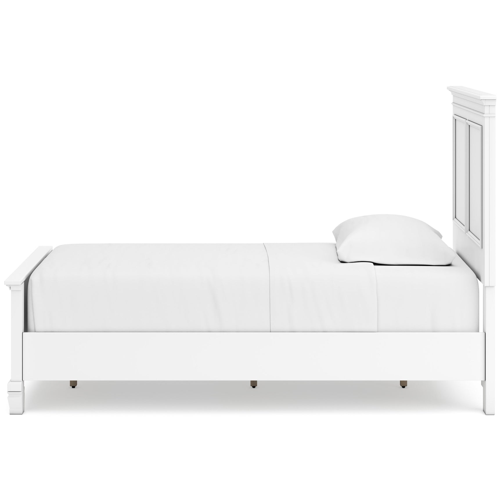 Fortman White Twin Panel 5-Piece Bedroom Set w/ 2 Nightstands (Online Special Price) - Ornate Home