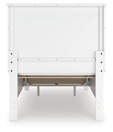 Fortman White Twin Panel Storage Bed (Online Special Price) - Ornate Home