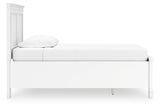Fortman White Twin Panel Storage Bed - Ornate Home