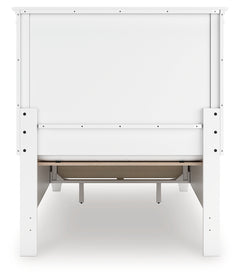 Fortman White Twin Panel Storage Bed - Ornate Home