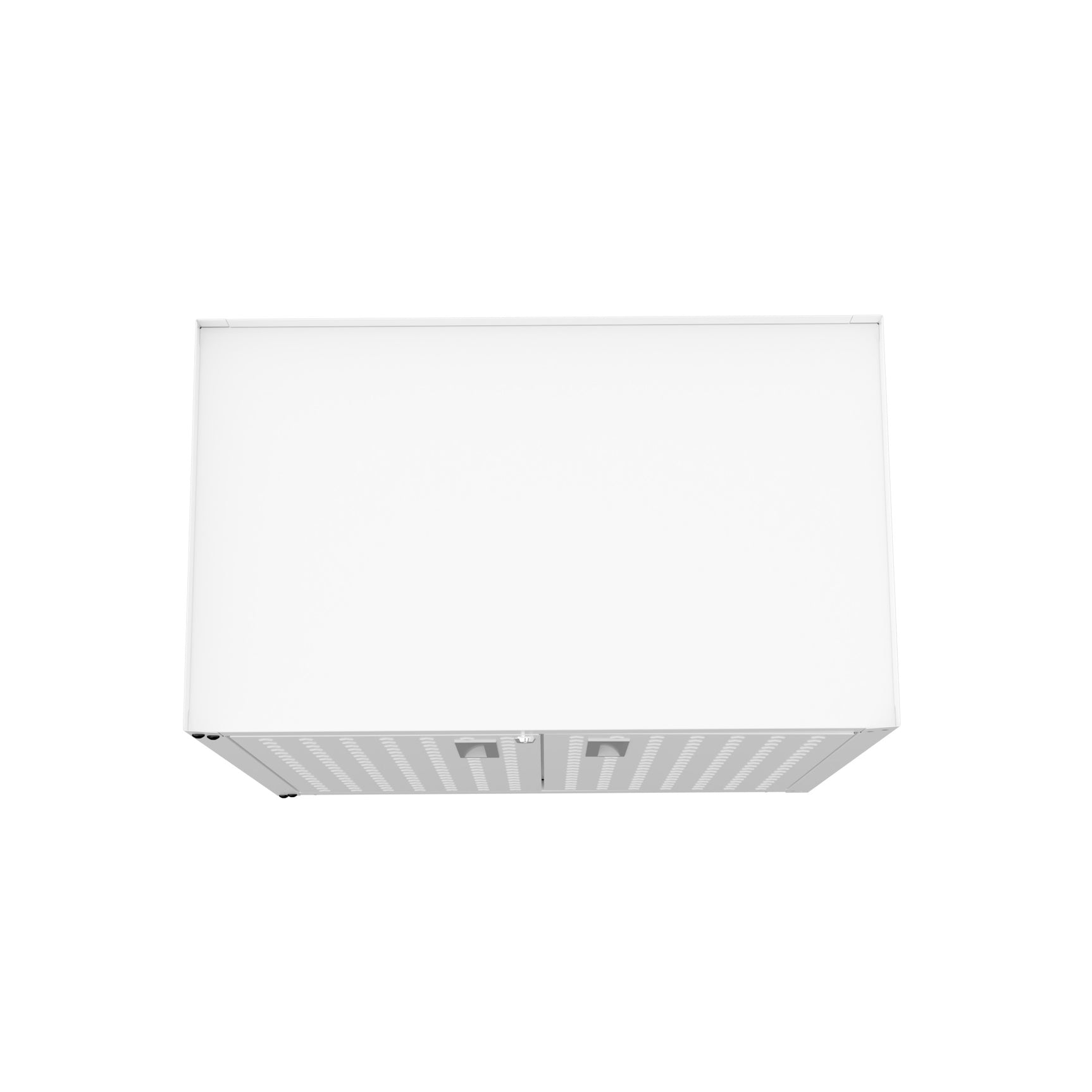 Fortress 31.5" Mobile Garage Cabinet with Shelves in White - Ornate Home