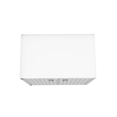 Fortress 31.5" Mobile Garage Cabinet with Shelves in White - Ornate Home
