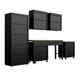 Fortress 6-Piece Garage Set in Charcoal Grey - Ornate Home