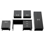 Fortress 6-Piece Garage Set in Charcoal Grey - Ornate Home
