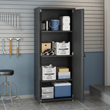 Fortress 6-Piece Garage Set in Charcoal Grey - Ornate Home