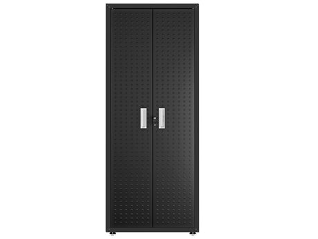 Fortress 74.8" Tall Garage Cabinet in Charcoal Grey - Ornate Home