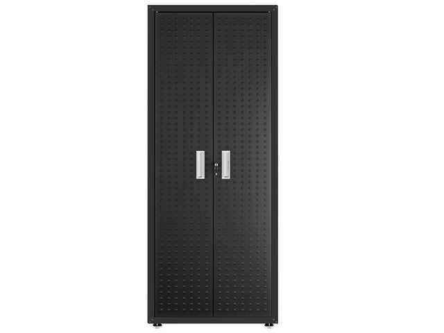Fortress 74.8" Tall Garage Cabinet in Charcoal Grey - Ornate Home