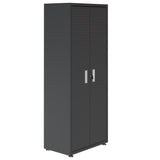 Fortress 74.8" Tall Garage Cabinet in Charcoal Grey - Ornate Home