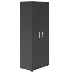 Fortress 74.8" Tall Garage Cabinet in Charcoal Grey - Ornate Home