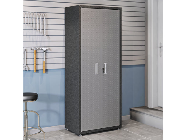 Fortress 74.8" Tall Garage Cabinet in Grey - Ornate Home