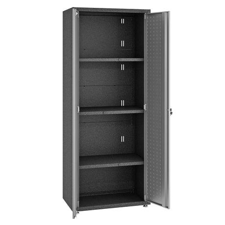 Fortress 74.8" Tall Garage Cabinet in Grey - Ornate Home