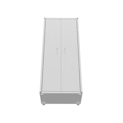 Fortress 74.8" Tall Garage Cabinet in White - Ornate Home