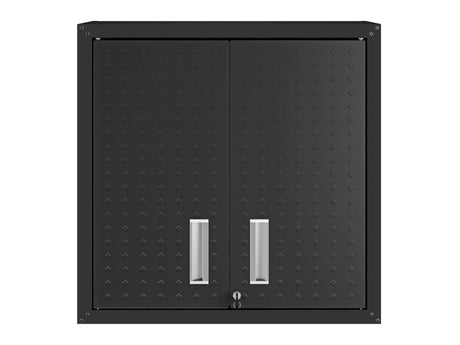 Fortress Floating Garage Cabinet in Charcoal Grey - Ornate Home
