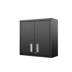 Fortress Floating Garage Cabinet in Charcoal Grey - Ornate Home