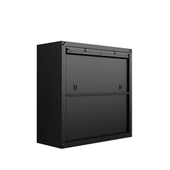 Fortress Floating Garage Cabinet in Charcoal Grey - Ornate Home