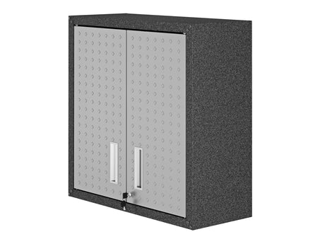 Fortress Floating Garage Cabinet in Grey - Ornate Home