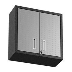 Fortress Floating Garage Cabinet in Grey - Ornate Home