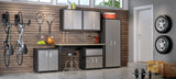 Fortress Floating Garage Cabinet in Grey - Ornate Home