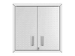 Fortress Floating Garage Cabinet in White - Ornate Home