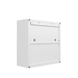 Fortress Floating Garage Cabinet in White - Ornate Home