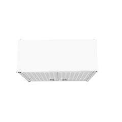 Fortress Floating Garage Cabinet in White - Ornate Home