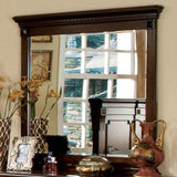 Fortrose Antique Dark Oak Mirror - Ornate Home