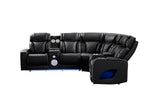 Fortuner Black Sectional - Ornate Home