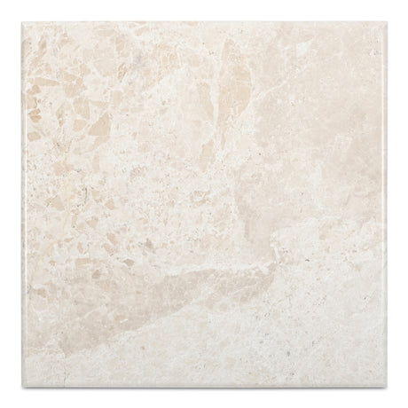 Forum Cream Beige Marble Side Table - Ornate Home