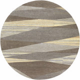 Forum Taupe Modern Wool Rug - Ornate Home