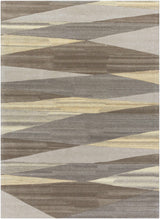 Forum Taupe Modern Wool Rug - Ornate Home
