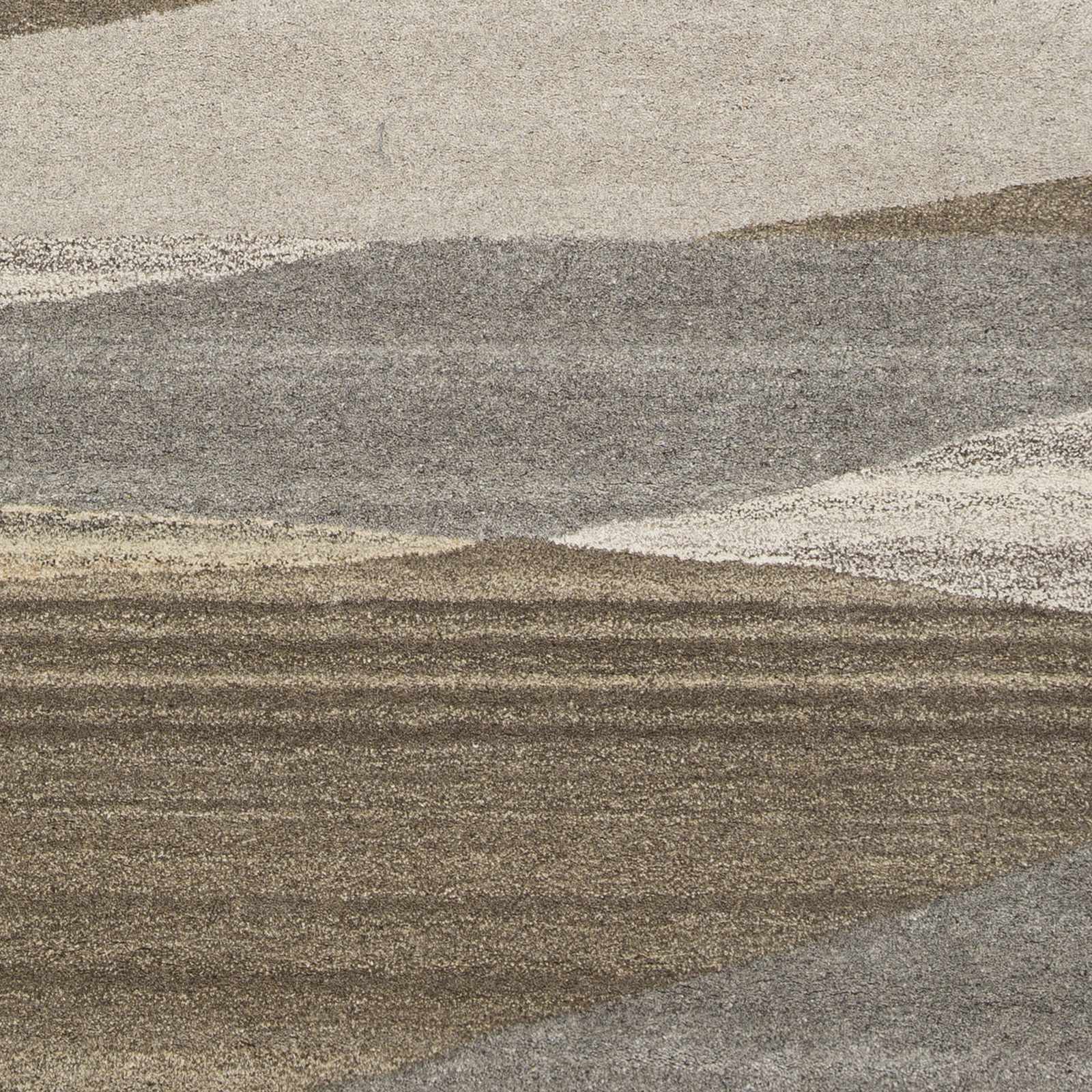 Forum Taupe Modern Wool Rug - Ornate Home