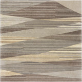 Forum Taupe Modern Wool Rug - Ornate Home