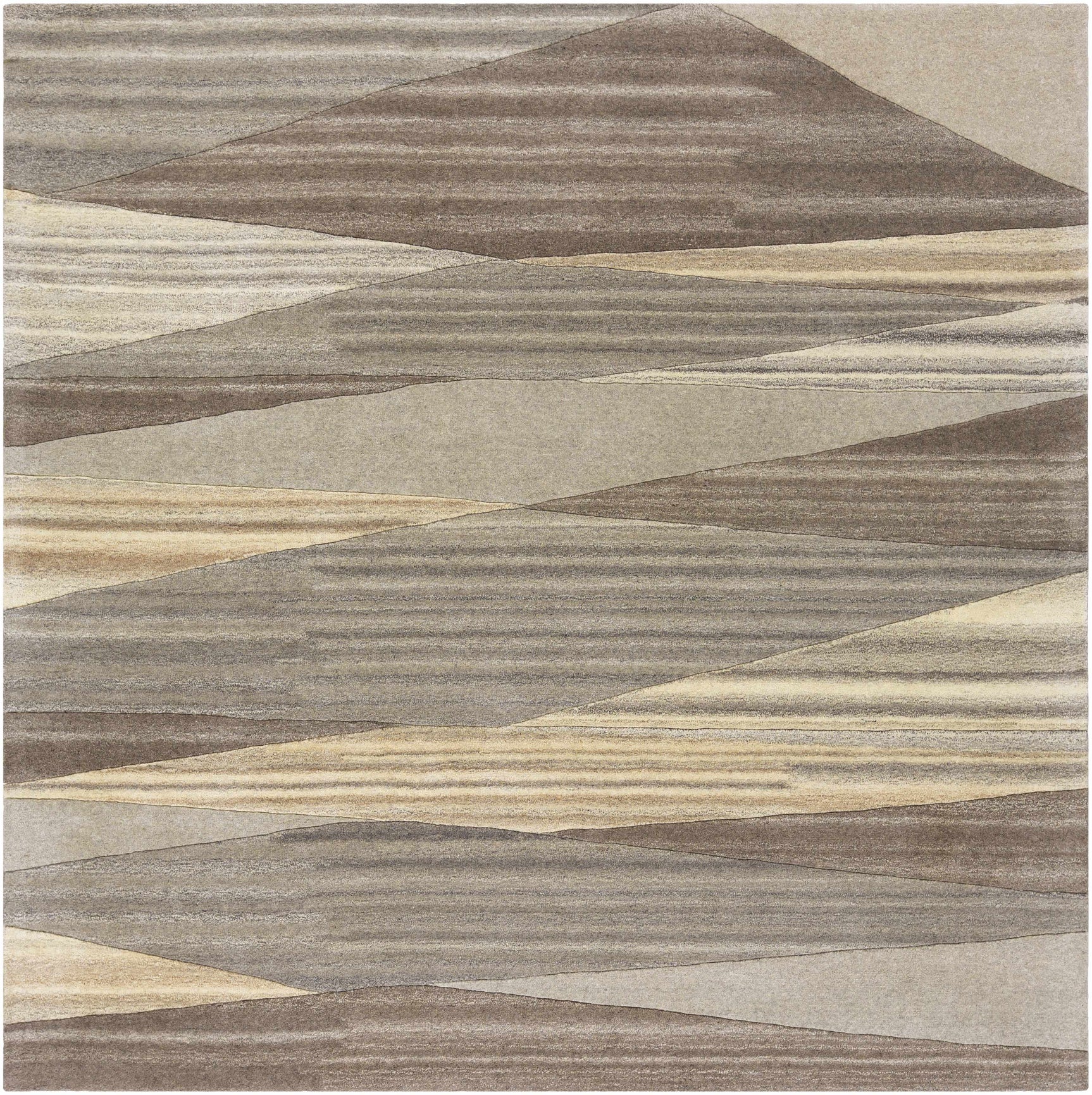 Forum Taupe Modern Wool Rug - Ornate Home