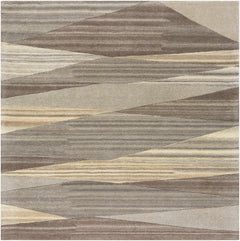 Forum Taupe Modern Wool Rug - Ornate Home