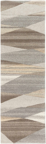 Forum Taupe Modern Wool Rug - Ornate Home