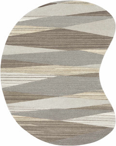 Forum Taupe Modern Wool Rug - Ornate Home