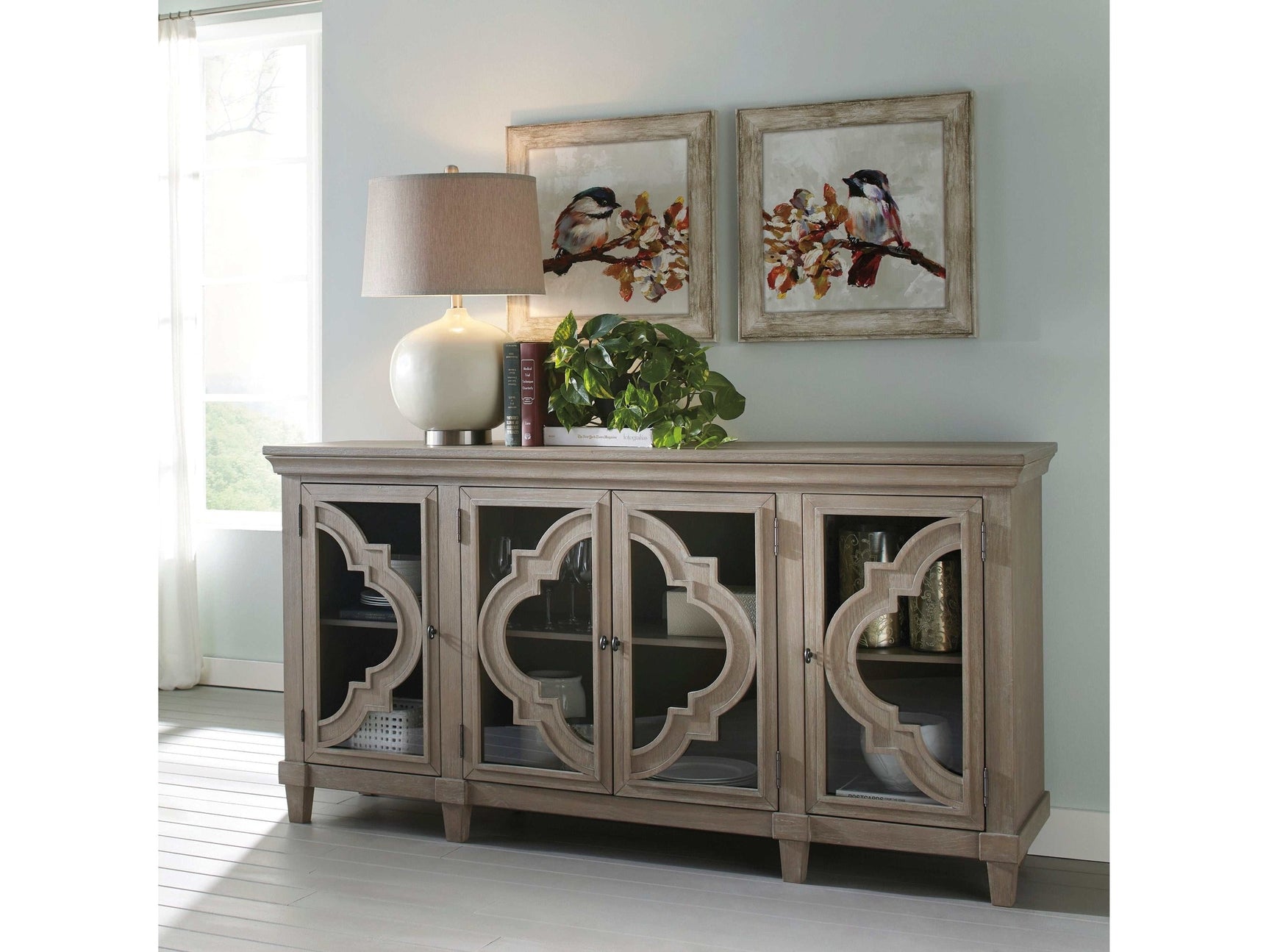 Fossil Ridge Gray Accent Cabinet (Online Special Price) - Ornate Home