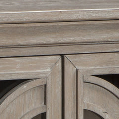 Fossil Ridge Gray Accent Cabinet - Ornate Home