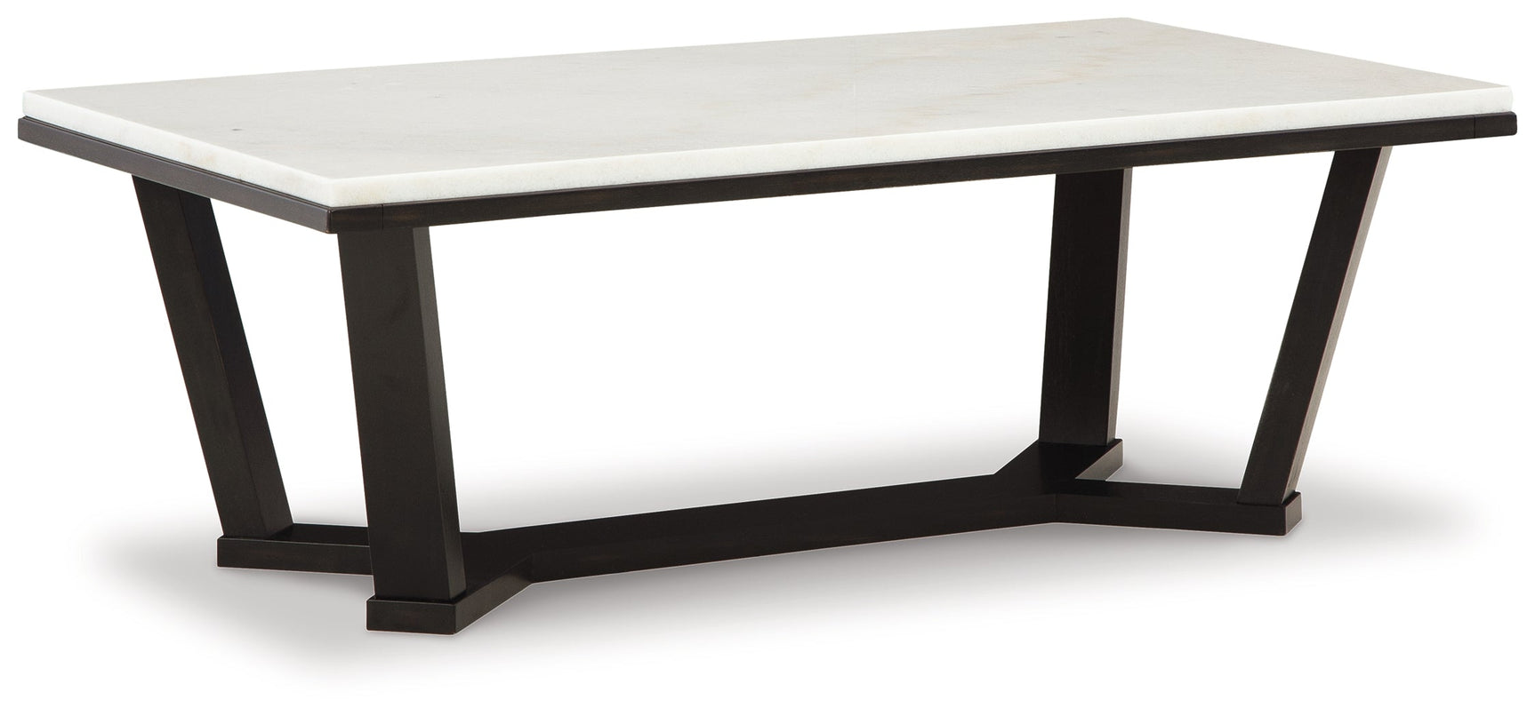 Fostead White/Espresso Coffee Table - Ornate Home