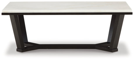 Fostead White/Espresso Coffee Table - Ornate Home
