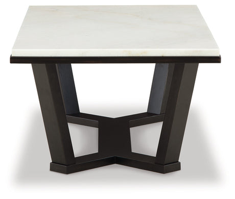 Fostead White/Espresso Coffee Table - Ornate Home