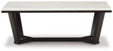 Fostead White/Espresso Coffee Table and 2 Ends (Online Special Price) - Ornate Home