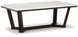 Fostead White/Espresso Coffee Table and 2 Ends (Online Special Price) - Ornate Home