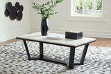 Fostead White/Espresso Coffee Table and 2 Ends - Ornate Home