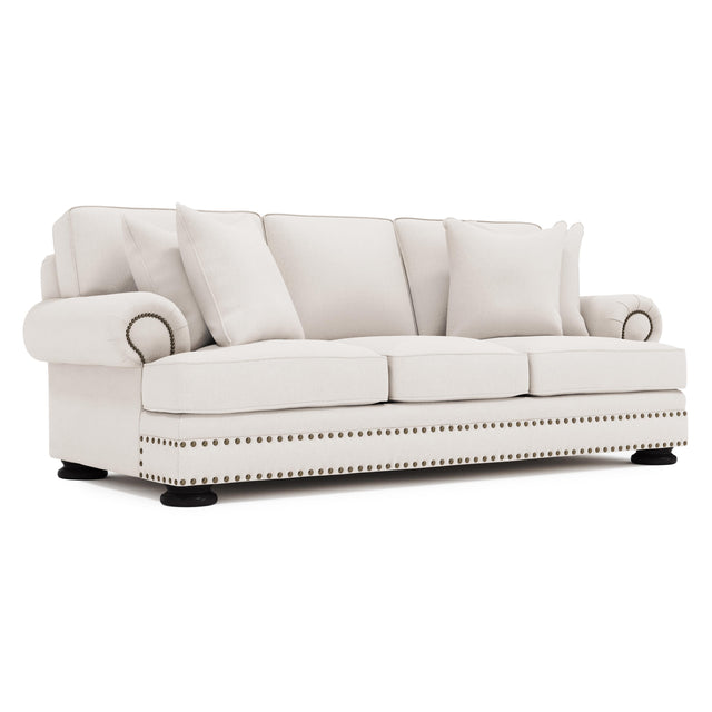 Foster Beige Sofa - Ornate Home