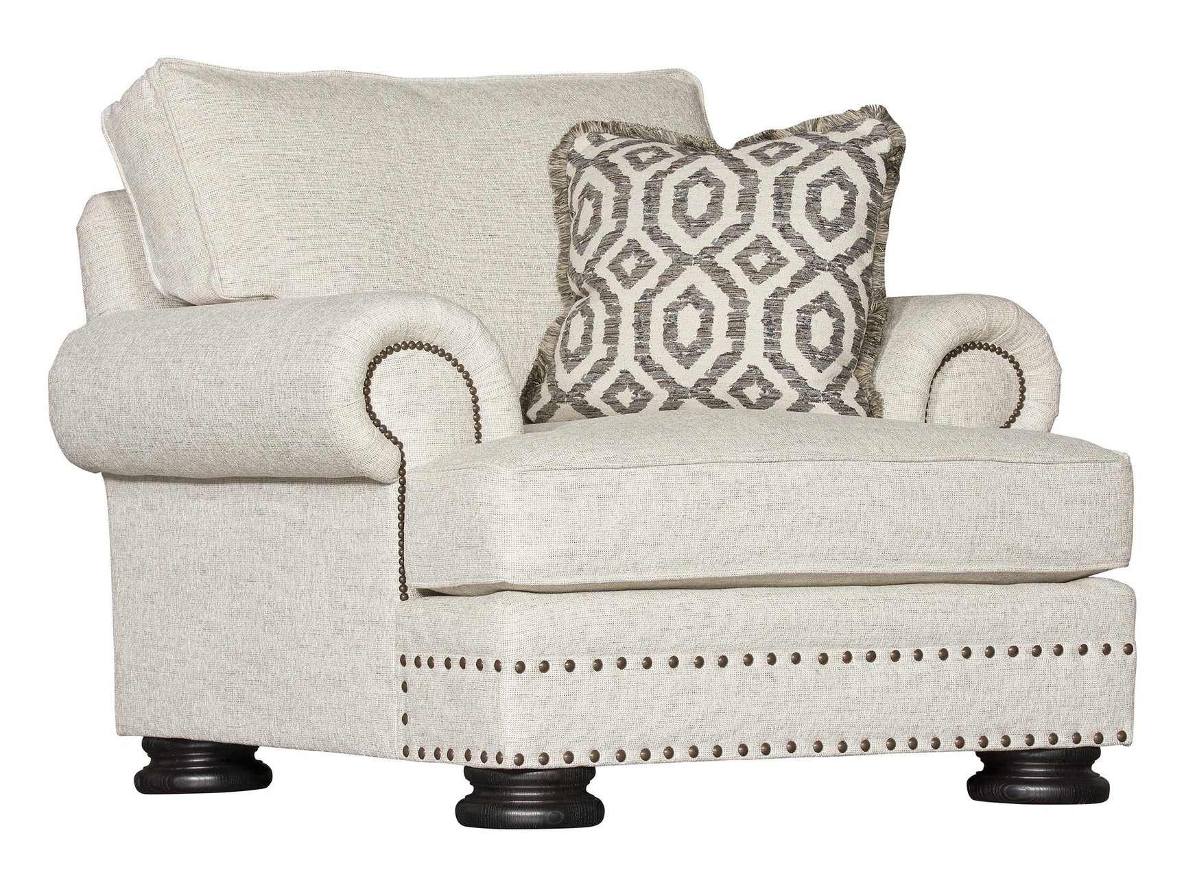 Foster Beige/Tan Fabric Chair - Ornate Home