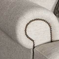 Foster Beige/Tan Fabric Chair - Ornate Home
