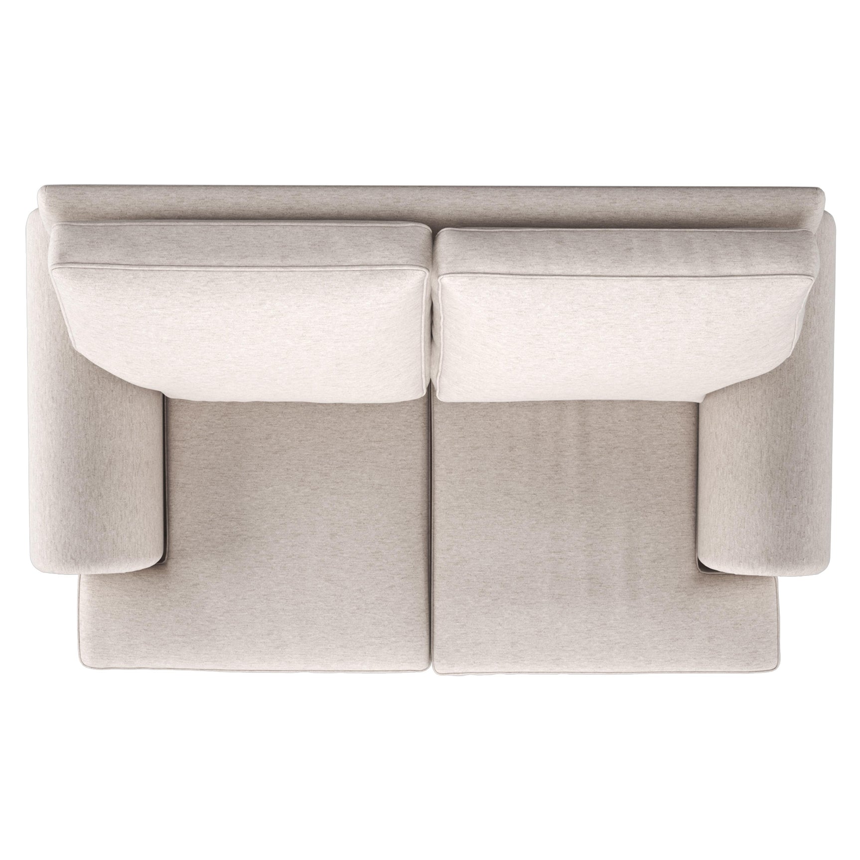 Foster Beige/Tan Fabric Loveseat - Ornate Home