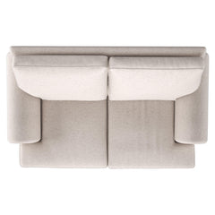 Foster Beige/Tan Fabric Loveseat - Ornate Home